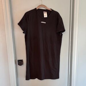 Adidas Black Tshirt Dress